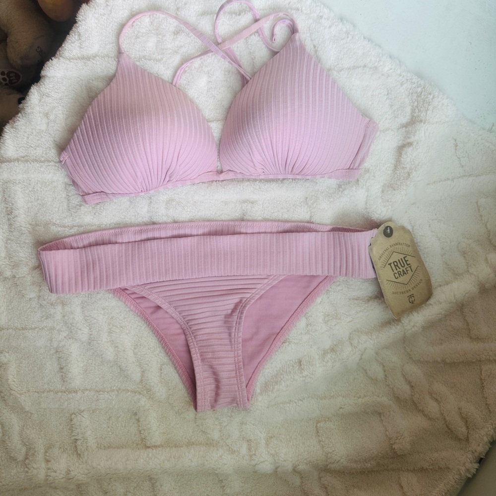 True Craft Pink Classic Bikini Set